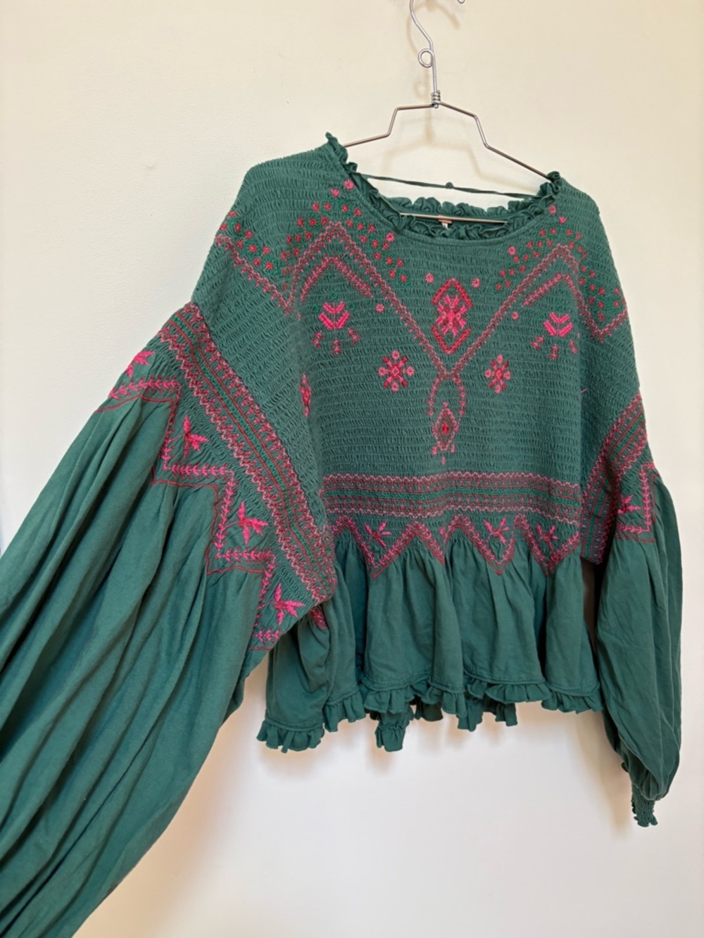 NWOT Free People Holly Long Sleeve Knit Top Size Medium - Picture 9 of 15